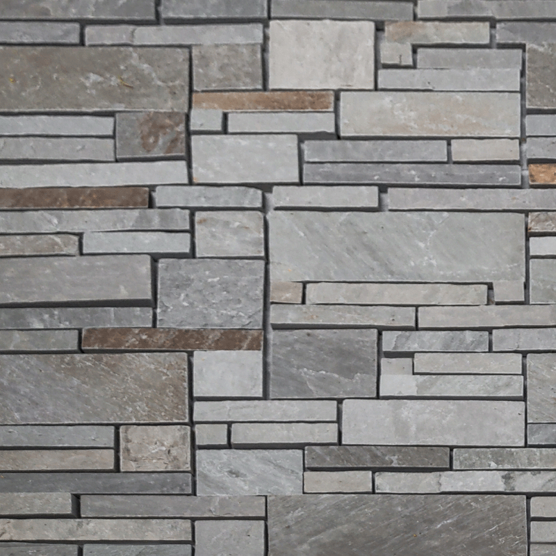 Thin Veneer Ashlar - Grey Mist Blend (West & East)