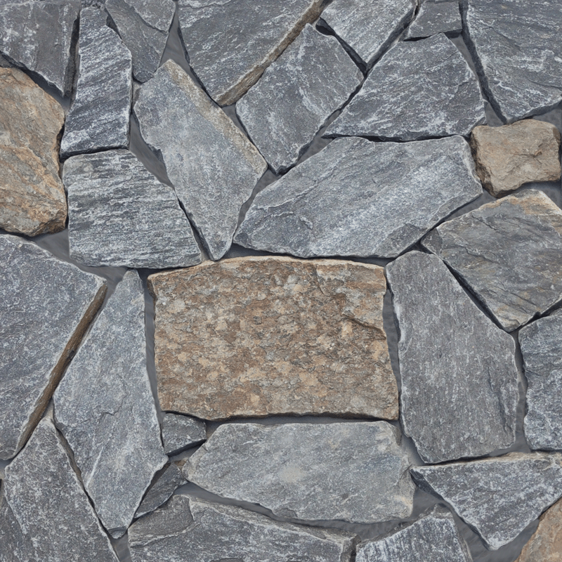 Thin Veneer Fieldstone - Silver Pearl (West & East)